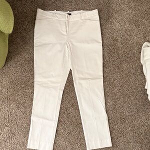 Worthington White Slim Fit Trousers